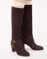 Valentino Pattie Crust Leather Boot 75Mm - Image 7